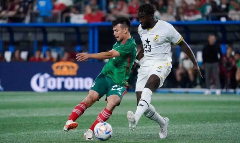 Tổng quan lực lượng trận mexico vs ghana